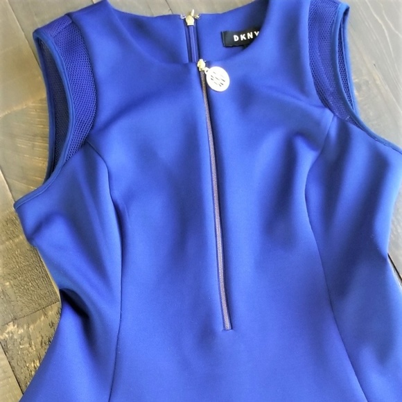 DKNY ROYAL BLUE DRESS - Picture 1 of 3
